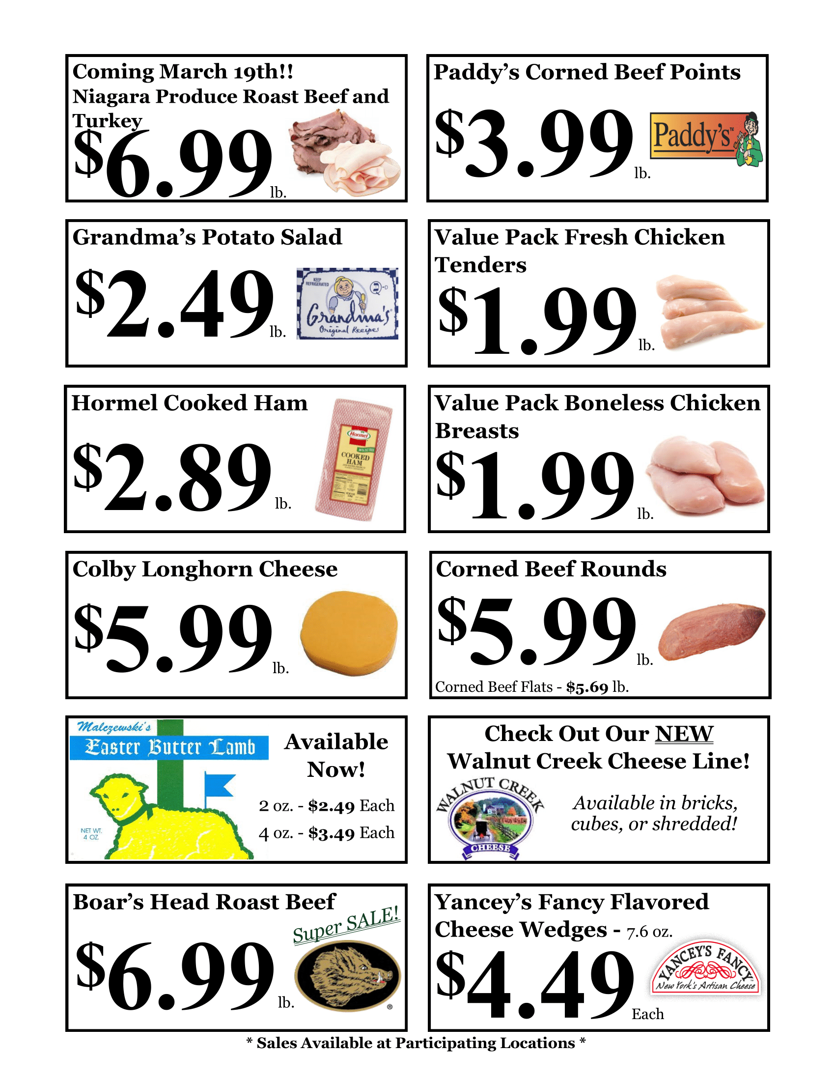 Weekly Specials Niagara Produce