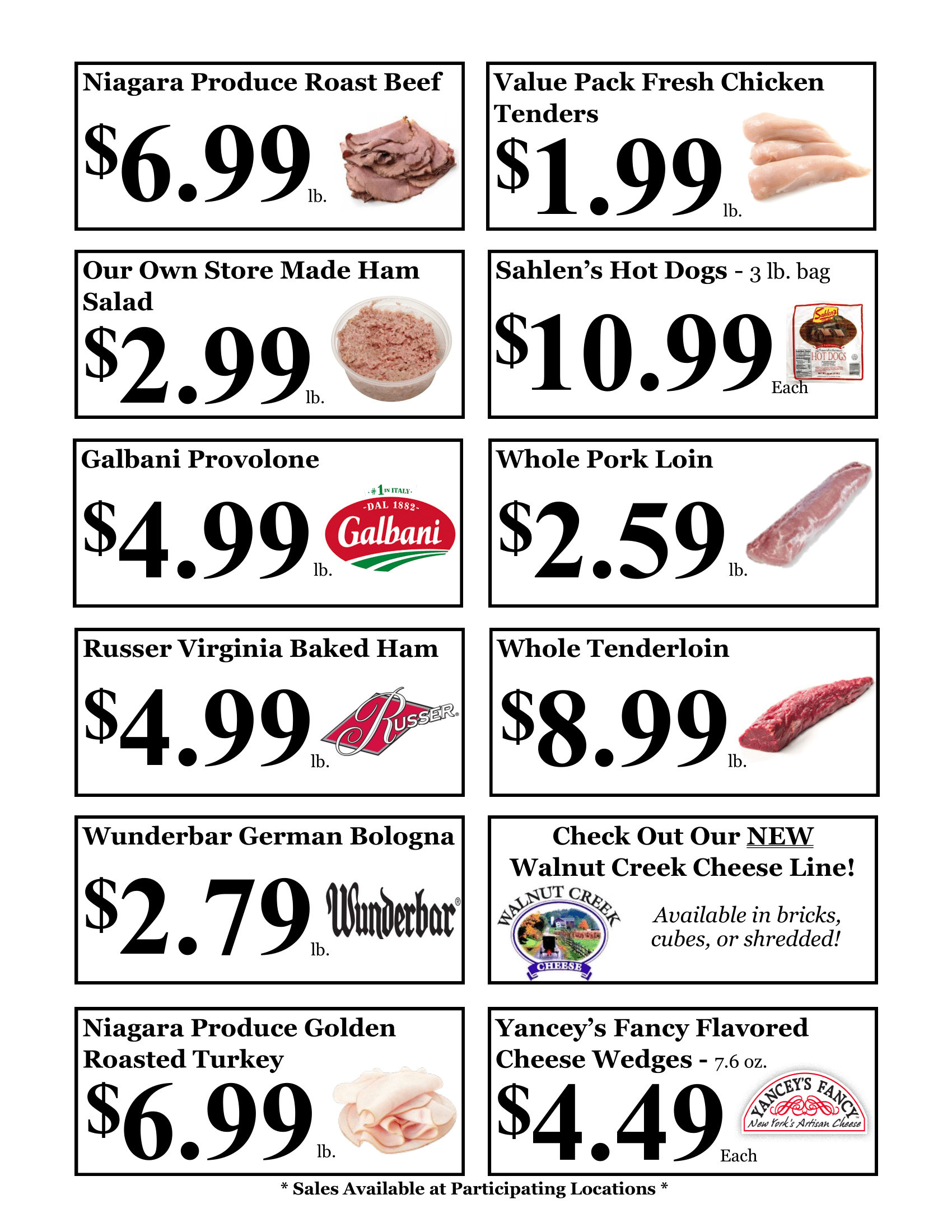 Weekly Specials Niagara Produce