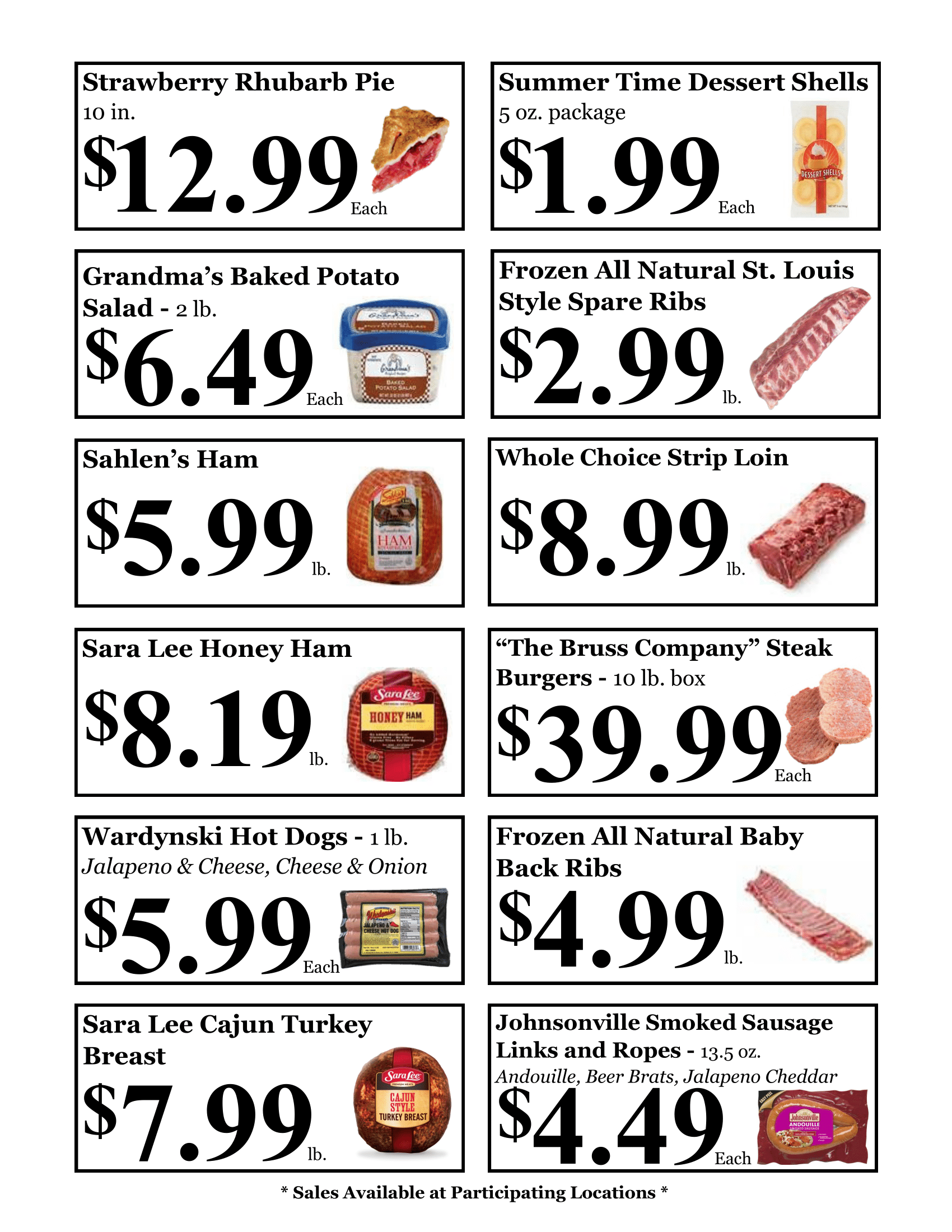 Weekly Specials Niagara Produce