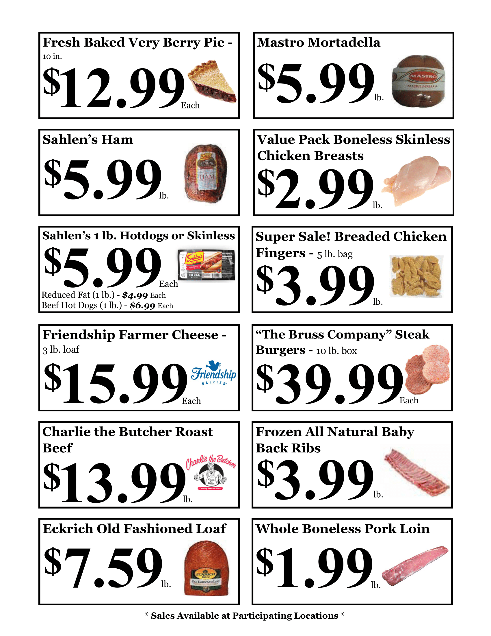 Weekly Specials Niagara Produce